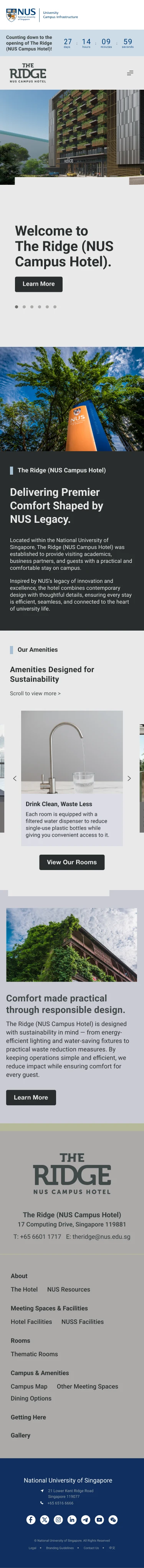 Mobile homepage design, full length