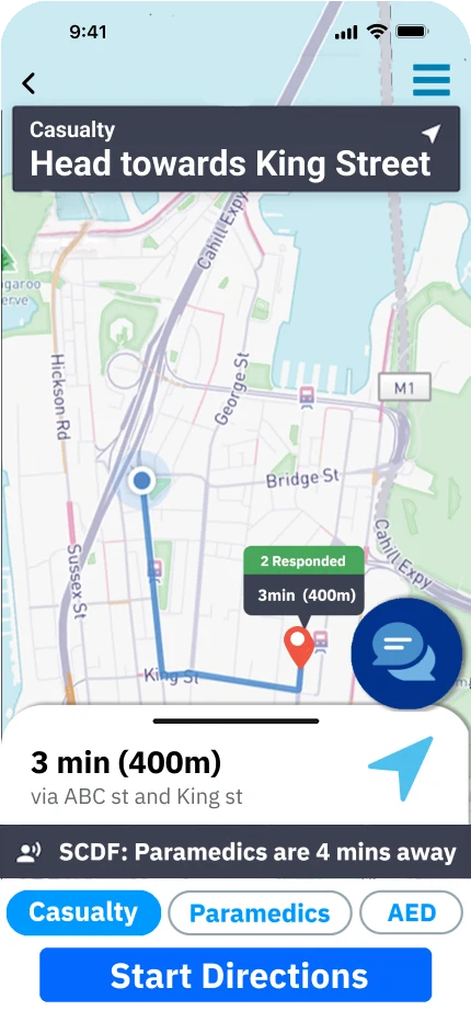 Early map screen